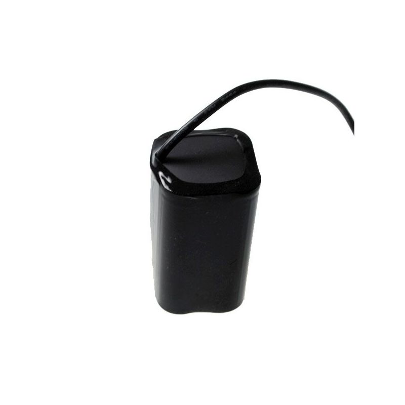 Paquete duradero con batería 8.4V interfaz DC 5521 4 celdas premium 18650 para luces de bicicleta y ciclismo