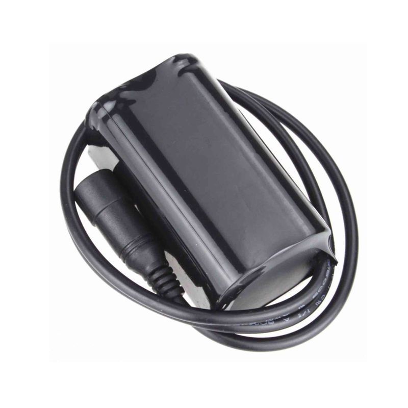 Paquete duradero con batería 8.4V interfaz DC 5521 4 celdas premium 18650 para luces de bicicleta y ciclismo