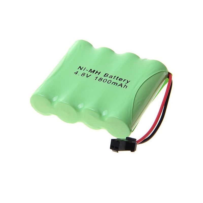 Batería Recargable 4,8V AA 1800mAh Ni-MH con Enchufe SM Alta Capacidad para Juguetes Rendimiento Ecológico