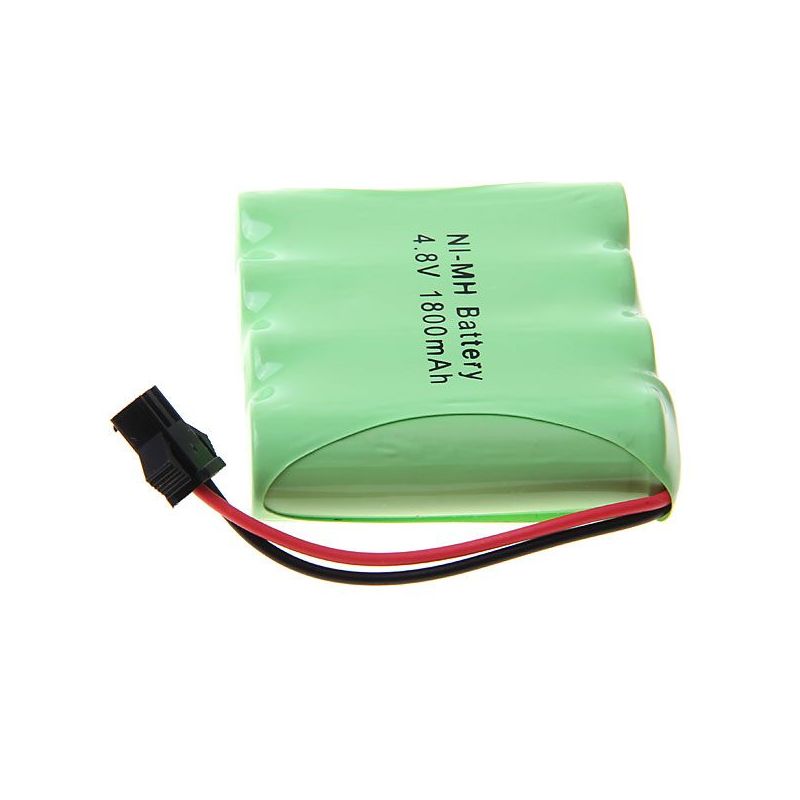 Batería Recargable 4,8V AA 1800mAh Ni-MH con Enchufe SM Alta Capacidad para Juguetes Rendimiento Ecológico
