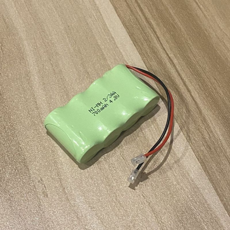 Batería Recargable 4.8V 700mAh Ni-MH Alta Capacidad Ecológica Energía Duradera para Juguetes y Cámaras