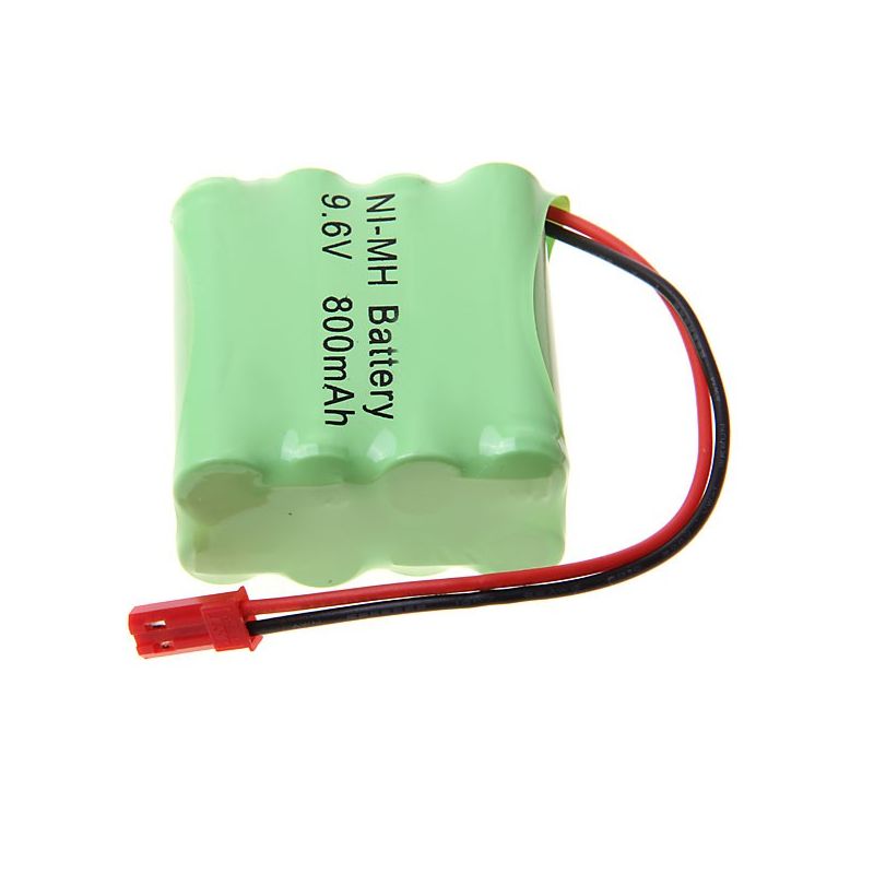 8 Baterías Recargables Ni-MH AAA 9.6V 800mAh, Alta Capacidad para Juguetes y Electrónica, Medio Ambiente