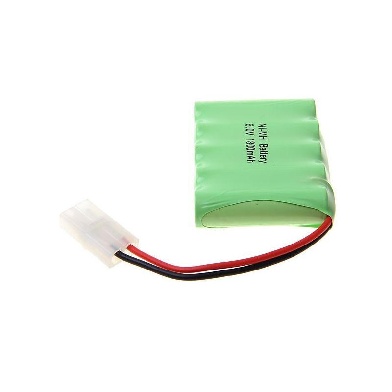 Batería Ni-MH AA 6V 1800mAh recargable para juguetes, coches, barcos, aviones- 5 piezas de alta capacidad