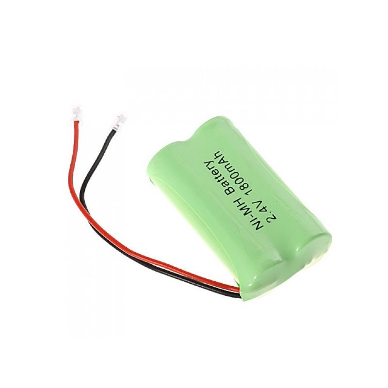 Pilas Ni-MH AA Recargables 1800mAh 2.4V para PC, Electrónica, Alta Capacidad, Larga Duración, 2 Piezas con Cables