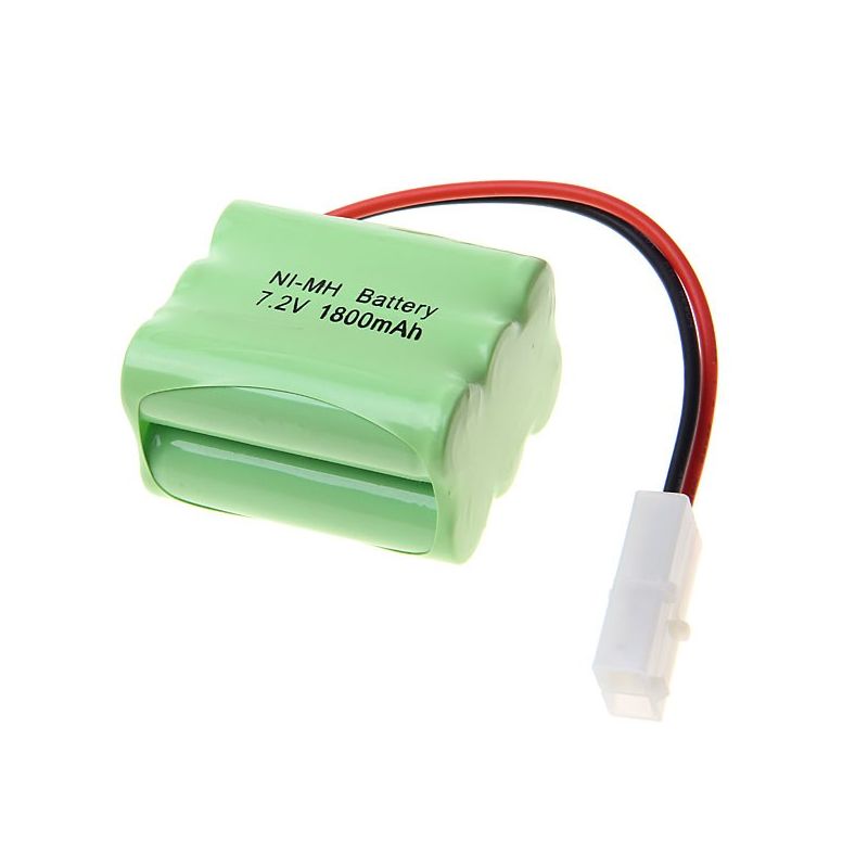 6 baterías Ni-MH AA 7.2V 1800mAh recargables para auto, avión, barco. Ecológicas, larga duración y sin efecto memoria.
