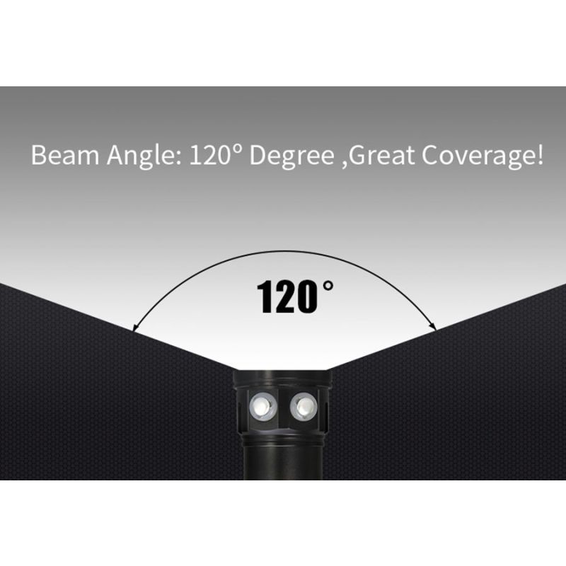 Linterna de Buceo UV QH14/QH27 20000 lúmenes multifunción ideal para arrecifes de coral y exploración submarina