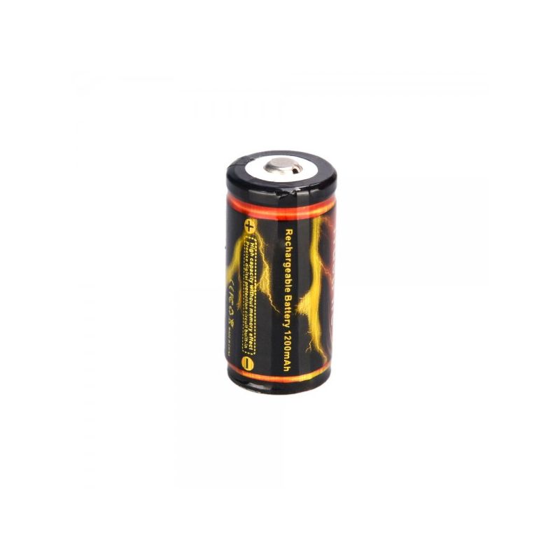 Batería TrustFire 18350 1200mAh 3.7V recargable sin efecto memoria ideal para linternas avanzadas y electrónicos personales