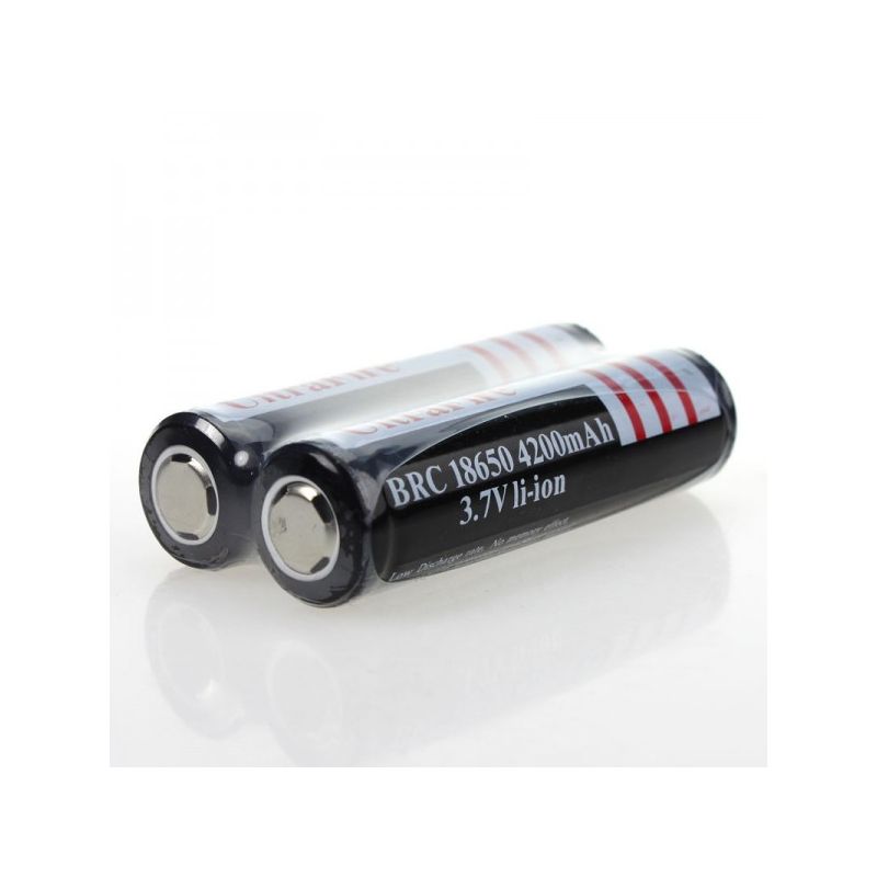 Batería Ultrafire BRC 4200mAh 3.7V 18650 Recargable Alta Capacidad para Dispositivos Electrónicos y Linterna