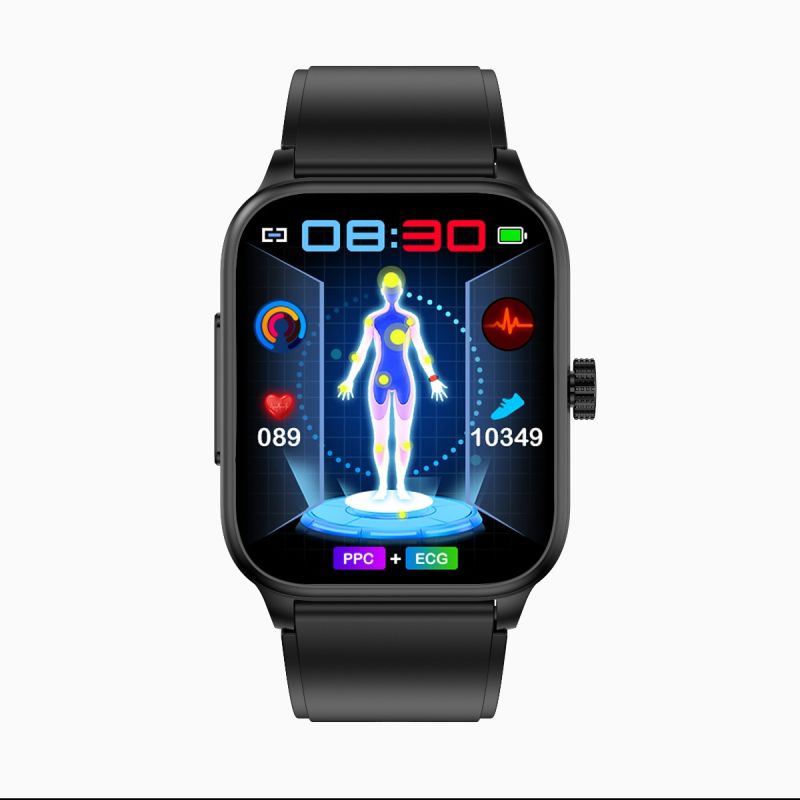 ET540 Glucosa en sangre ECG Temperatura corporal Presión arterial Oxígeno en sangre Frecuencia cardíaca Llamada Bluetooth Smartwatch Fitness Tracker