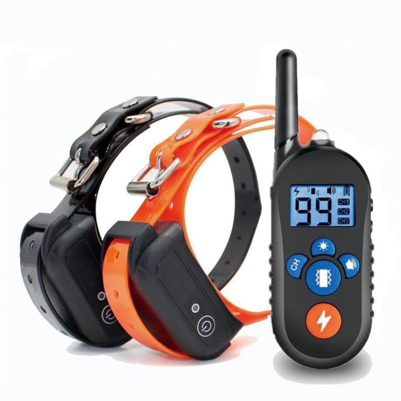 Collar de Entrenamiento Eléctrico para Perros Inalámbrico y Recargable con 3 Modos para Mascotas Pequeñas Grandes