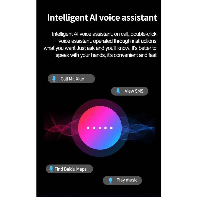 ET570 Smartwatch Salud Digital: Glucosa Sangre No Invasiva, ECG, Frecuencia Cardíaca, Monitor Presión Arterial 1.96