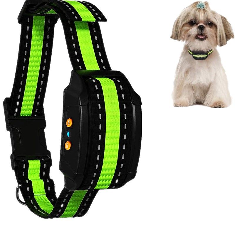 Collar Ultrasónico Eléctrico Inteligente Antiladridos Recargable Respetuoso Ambiental para Entrenamiento Canino