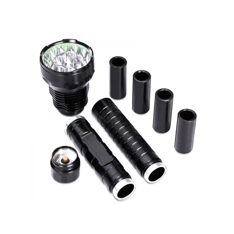 Linterna LED UltraFire 28T6 40000 lúmenes linterna alta potencia diseño duradero ideal para el senderismo