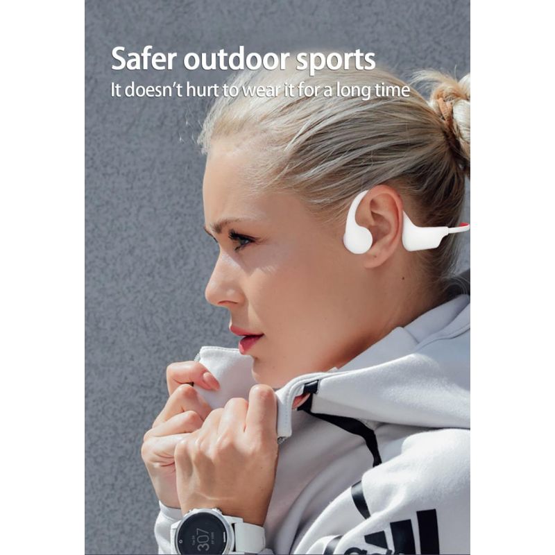 Auriculares de Natación 16GB Conducción Ósea Impermeables IP68 Bluetooth Inalámbricos Auriculares Deportivos