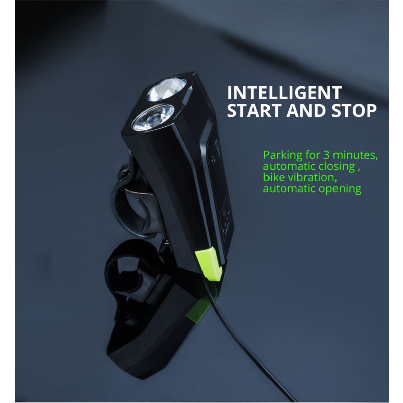 Luces de Bicicleta 2x T6 2400 Lúmenes USB Recargable Alto Brillo Seguridad en Ciclismo Seis Modos de Luz