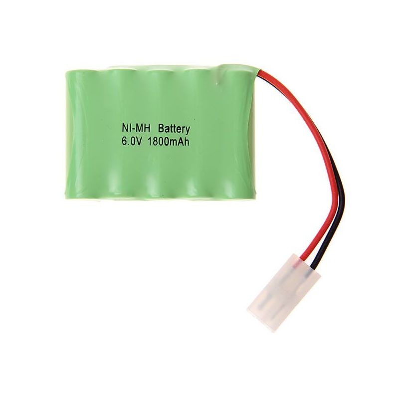 Batería Recargable Ni-MH 6V AA 1800mAh Alta Capacidad Paquete Ecológico para Juguetes y Electrónicos
