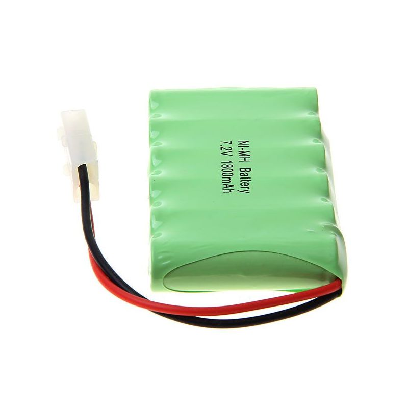 Batería Recargable Ni-MH Alta Capacidad 7.2V AA 1800mAh Eco-amigable para Dispositivos Electrónicos