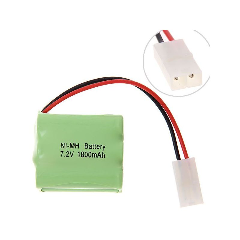 Batería 7.2V AA 1800mAh Ni-MH Alta Capacidad Ecológica Recargable para RC y Modelos de Aviones Sin Efecto Memoria