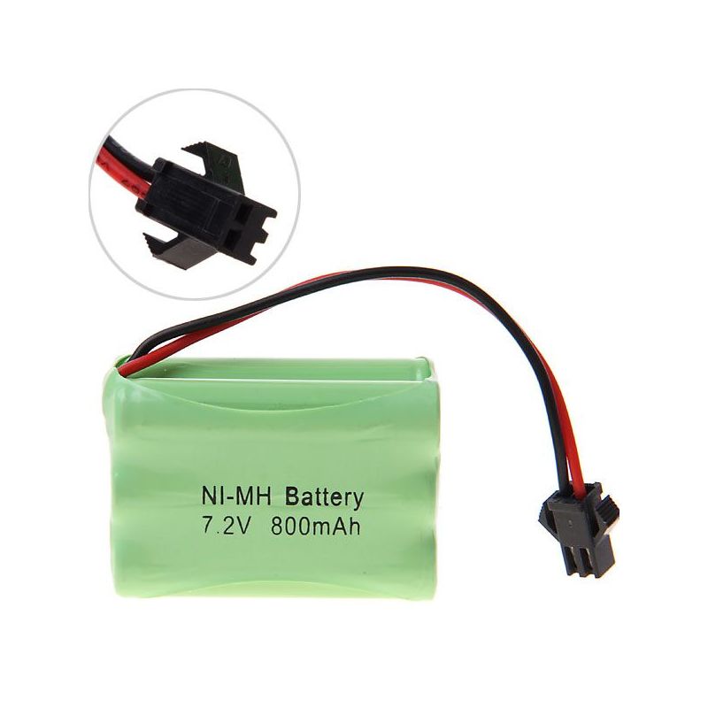 Batería recargable Ni-MH 7.2V AAA 800mAh ecológica para juguetes y dispositivos electrónicos alto rendimiento