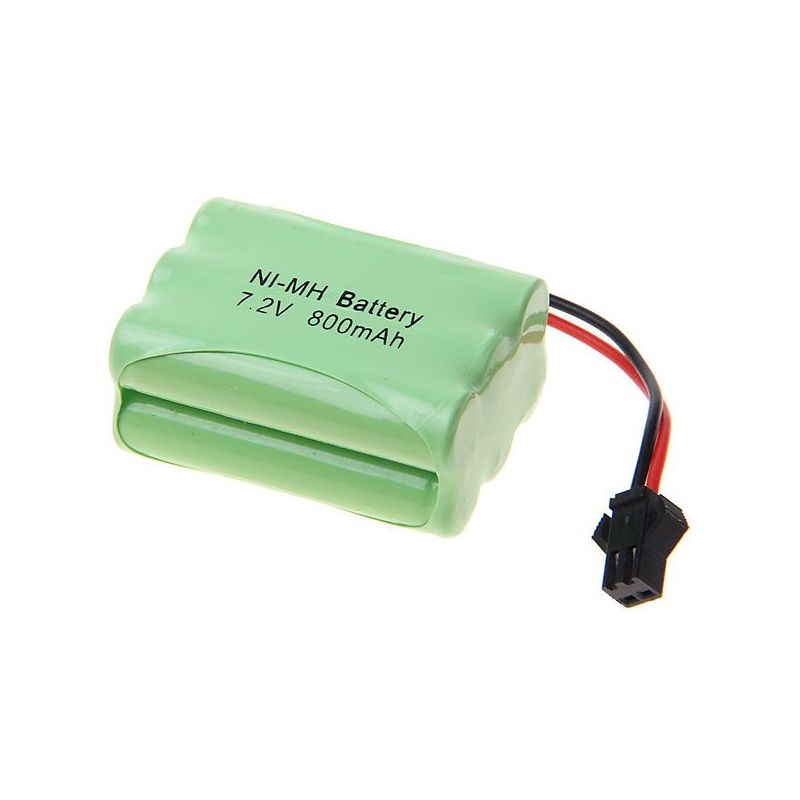 Batería recargable Ni-MH 7.2V AAA 800mAh ecológica para juguetes y dispositivos electrónicos alto rendimiento