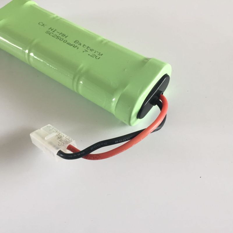 Batería Recargable Ni-MH 7.2V 2500mAh Alta Capacidad Ecológica Energía para Coches de Juguete y Electrónicos