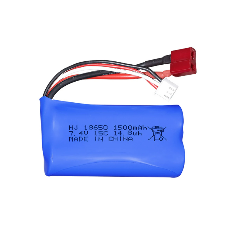 Batería iones de litio 7.4V 1500mAh 15C alta capacidad para robótica y drones diseño compacto y ligero