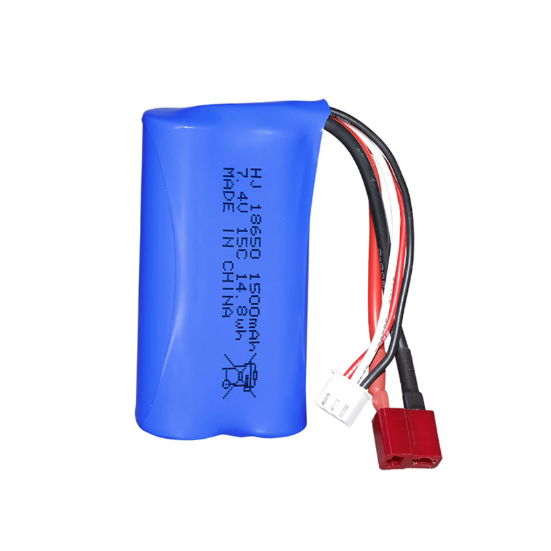 Batería iones de litio 7.4V 1500mAh 15C alta capacidad para robótica y drones diseño compacto y ligero