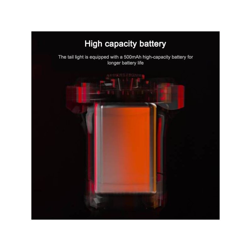 Luz Trasera Inteligente MEROCA MX2 Sensor de Freno para Bicicleta de Montaña LED COB Diseño Duradero Recargable