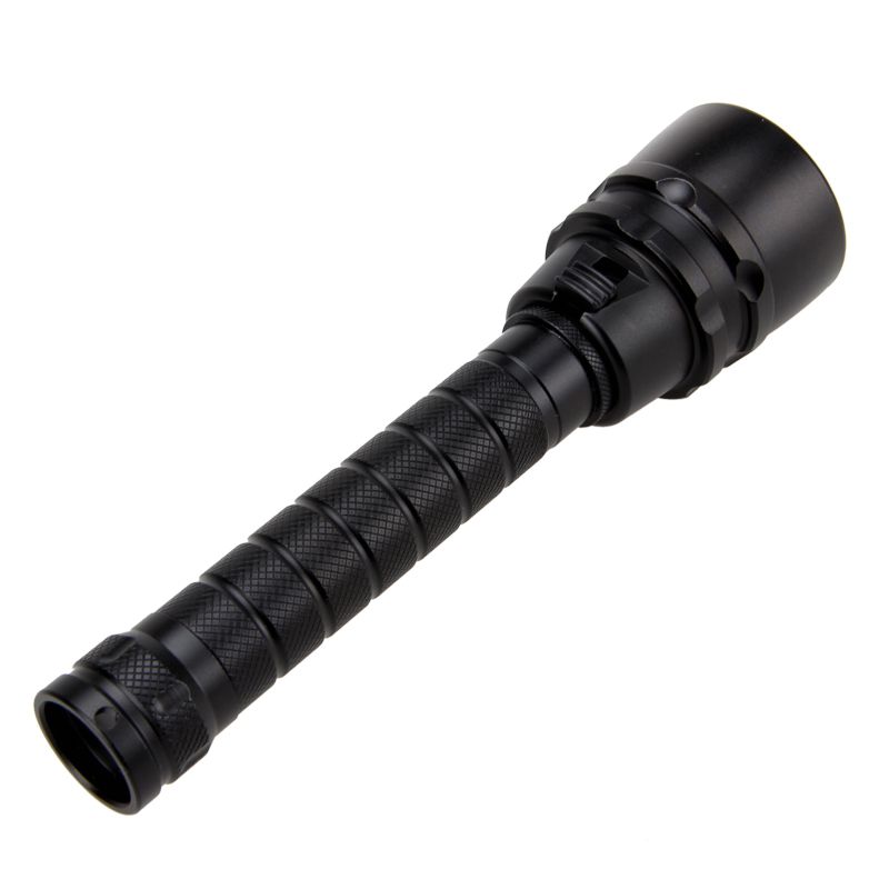 UltraFire linterna de buceo LED L2 8000 lúmenes impermeable 100m linterna de aluminio anodizado ajustable