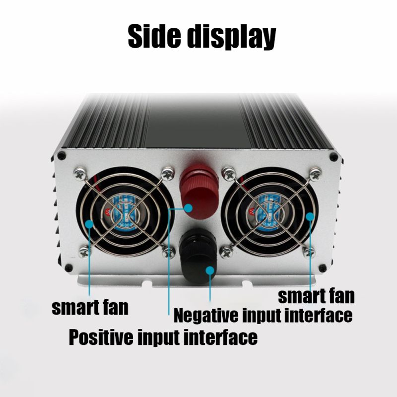 Inversor de Onda Sinusoidal Pura 8000W DC 12V 24V a AC 110V 220V Energía Solar Alta Calidad Para RV y Hogar