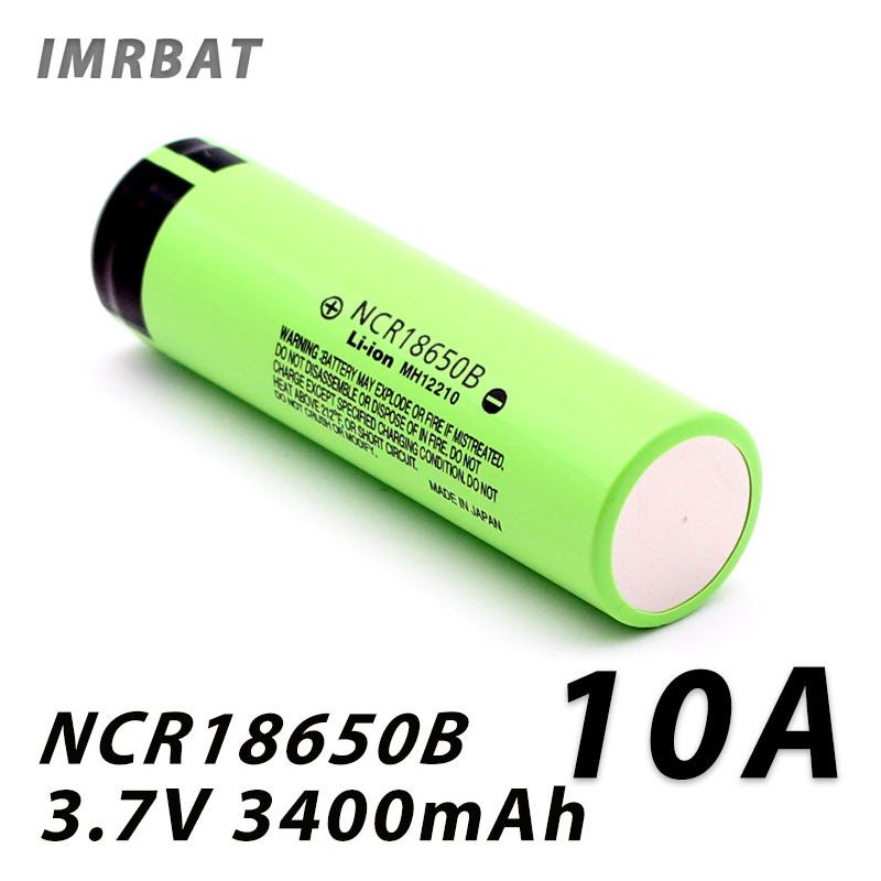 Batería recargable de iones de litio NCR18650B 3400mAh 18650