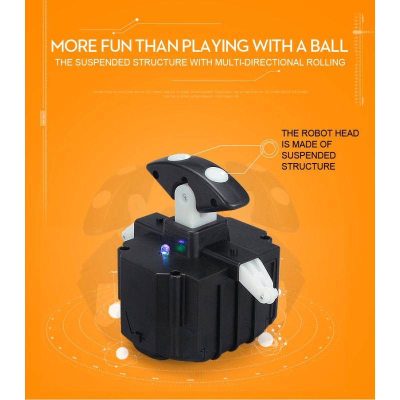 Nuevo RC robot BB-8 Star Wars de 205 cm con rotación 360° y suspensión magnética para diversión de niños