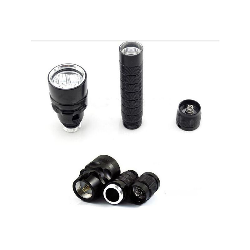 Linterna Subacuática UltraFire LED 6000lm Buceo 3x XML T6 Impermeable 100m Aleación de Aluminio Durable