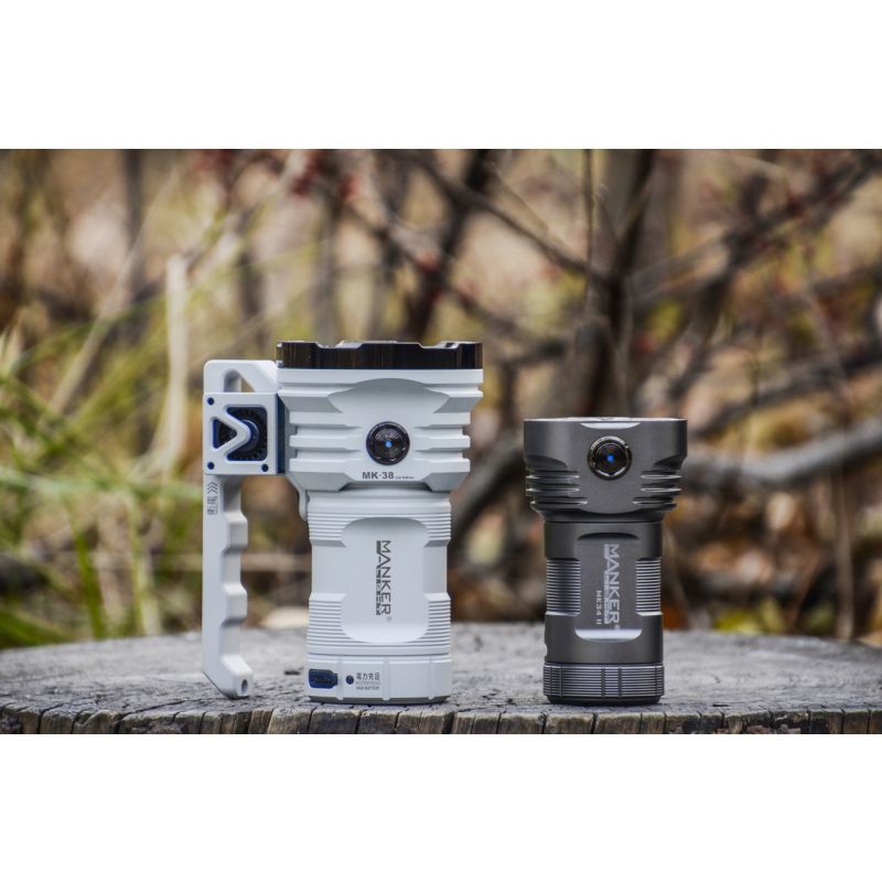 Manker MK38 Linterna LED 8x XHP70.2 41500 lúmenes Multiusos Óptica Digital Avanzada Iluminación Portátil