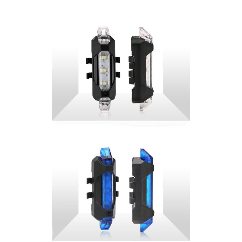 Luz trasera para bicicleta USB recargable con modos de flash dinámicos diseño elegante y mejora de visibilidad