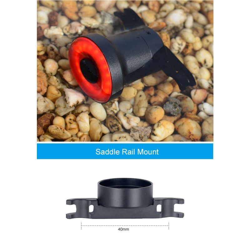 Xlite100 Luz Trasera Inteligente para Bicicleta LED COB Super Brillante Lente Red BEES Seguridad Visual Recargable