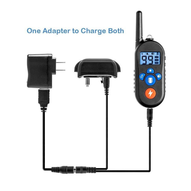 Collar de Entrenamiento Eléctrico para Perros Inalámbrico y Recargable con 3 Modos para Mascotas Pequeñas Grandes