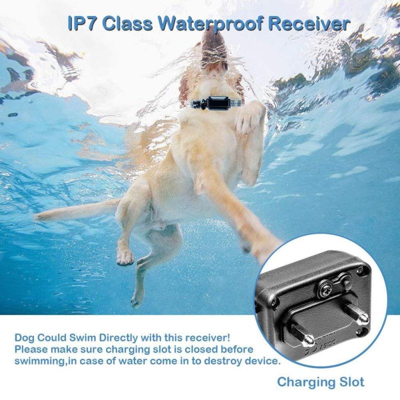Collar de Entrenamiento Eléctrico para Perros Inalámbrico y Recargable con 3 Modos para Mascotas Pequeñas Grandes