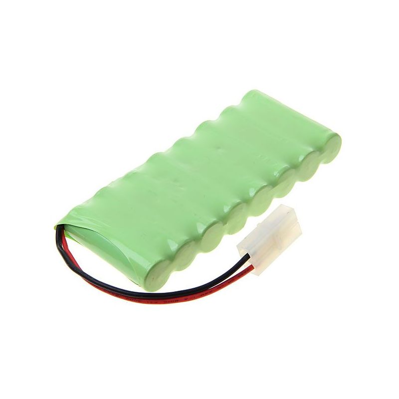 Batería Recargable Ni-MH 9.6V AA 1800mAh Alta Duración Sostenible para Juguetes y Mandos a Distancia