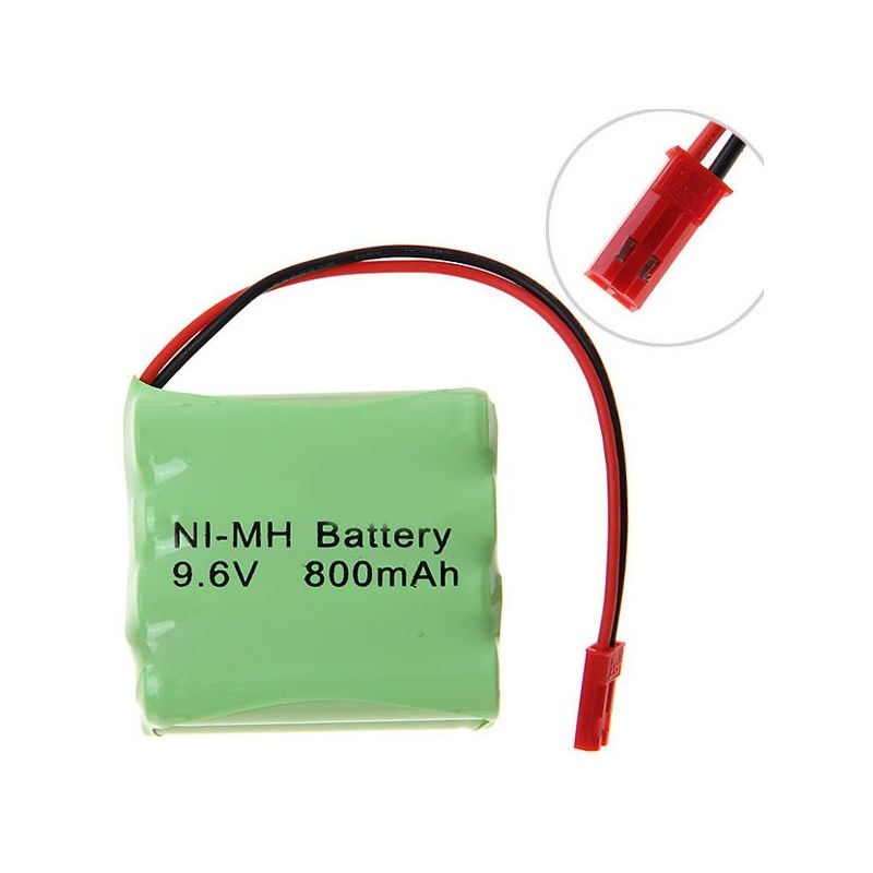 Batería Recargable Ni-MH 9.6V AAA 800mAh Alta Capacidad Ecológica para Gadgets del Hogar y Modelismo