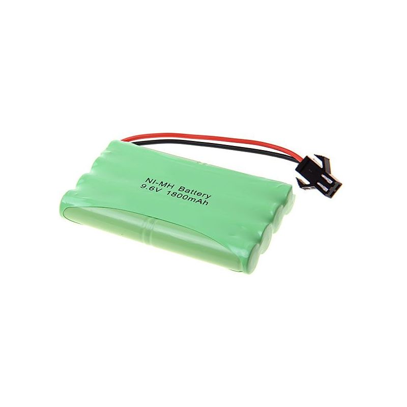 Batería recargable 9.6V AA Ni-MH 1800mAh rendimiento fiable sin efecto memoria para dispositivos de alta demanda