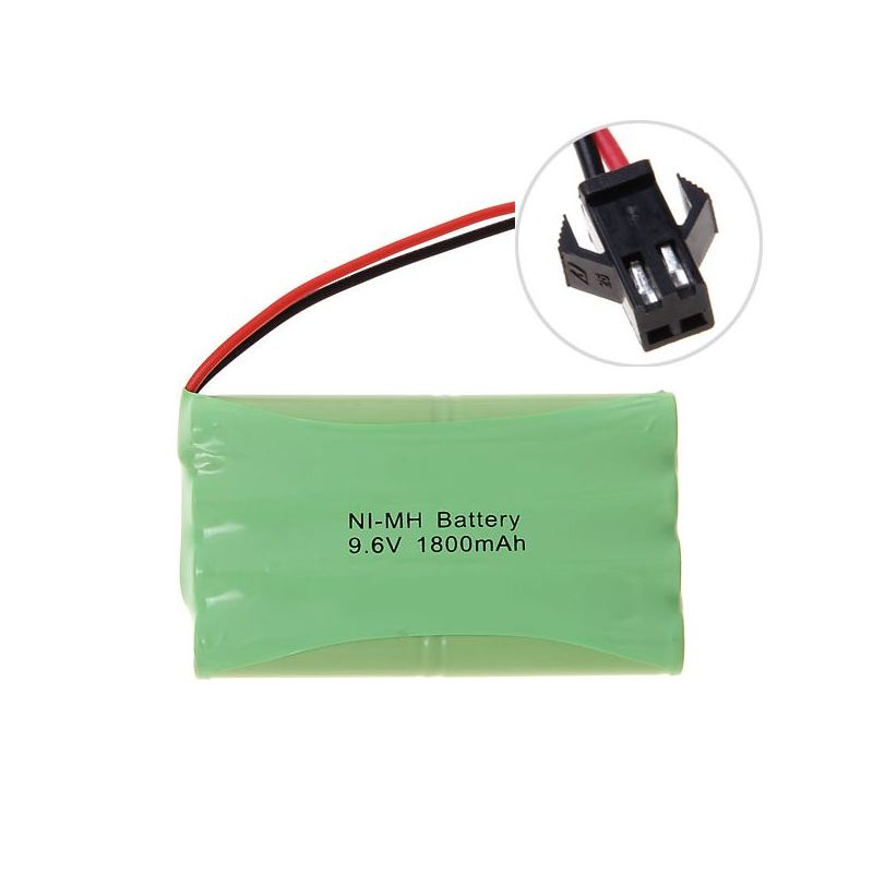 Batería recargable 9.6V AA Ni-MH 1800mAh rendimiento fiable sin efecto memoria para dispositivos de alta demanda
