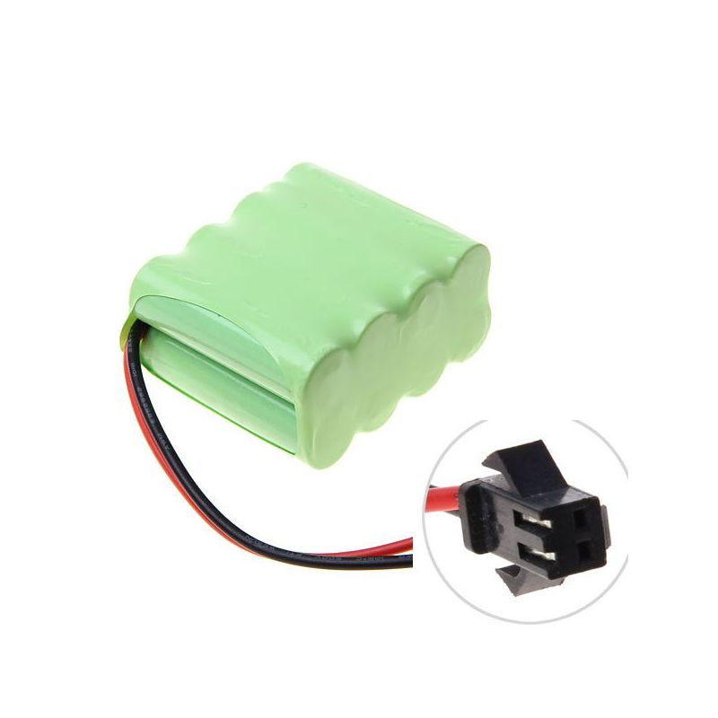 Batería Recargable 9.6V AA Ni-MH 1800mAh Ecológica Enchufe SM para Coches RC Aviones Modelo Rendimiento Estable