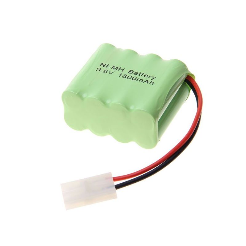 Batería Recargable 9.6V AA 1800mAh Alta Capacidad Ni-MH para Juguetes Gadgets Solución Sostenible Duradera