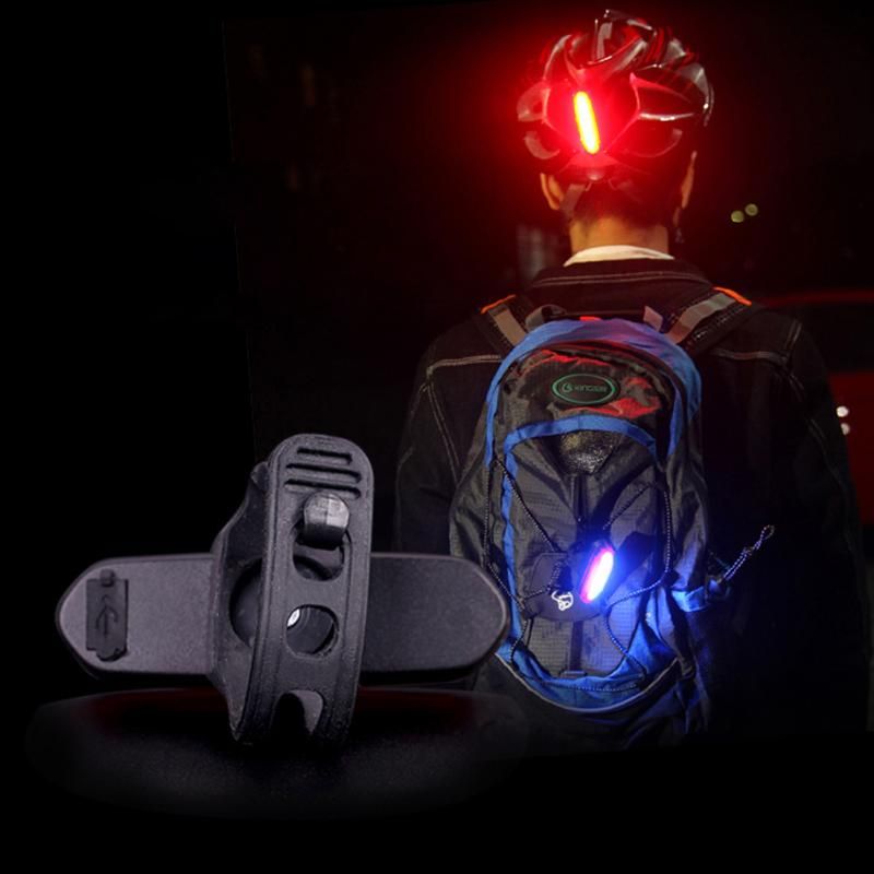Luz Trasera para Bicicletas Recargable USB Tecnología COB Alta Visibilidad y Seguridad Ciclismo Impermeabilidad IPX6