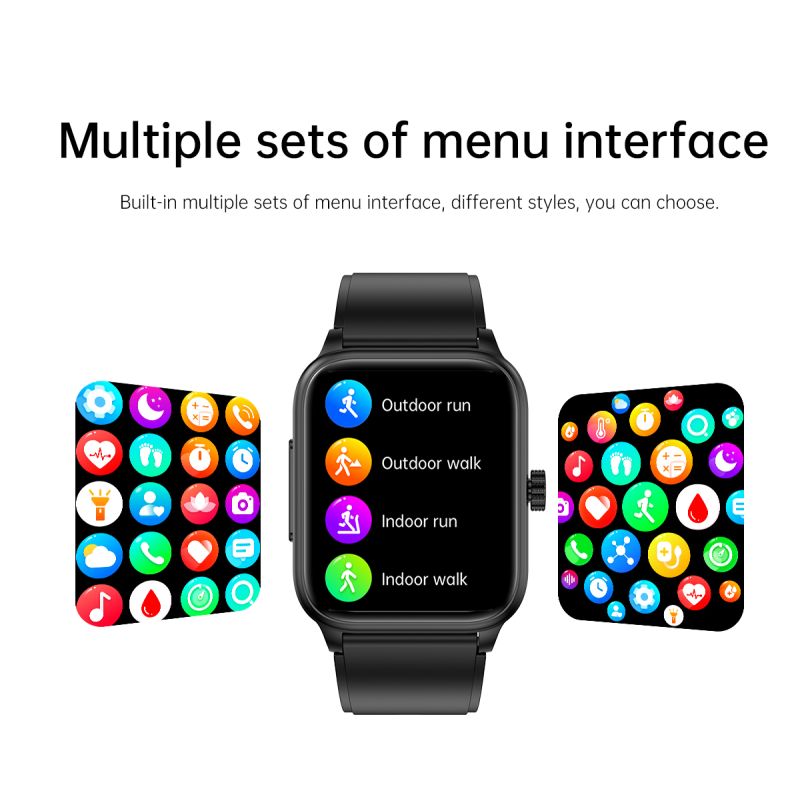 Smartwatch ET540 Monitoreo de Salud, Reloj Inteligente con Oxímetro, Glucosa, ECG, Presión Arterial, Fitness Tracke