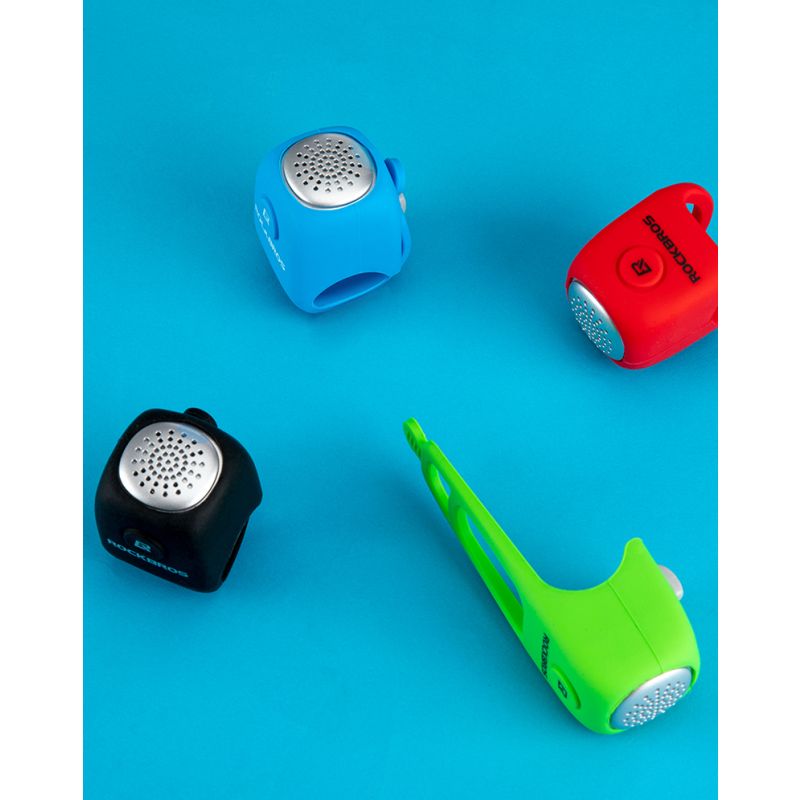 Timbre de Ciclismo ROCKBROS 110 dB Sonido Potente Impermeable y Gel de Sílice Seguridad Urbana y de Montaña