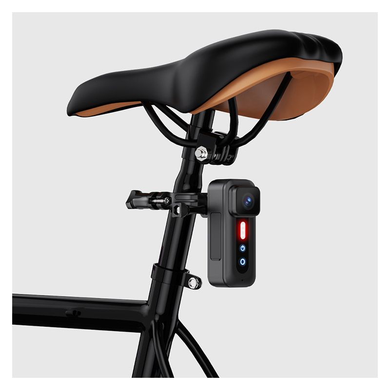 Grabador de Bicicleta 1080P con Luz Trasera Cámara Multifuncional y Video HD para Ciclismo Urbano y de Montaña