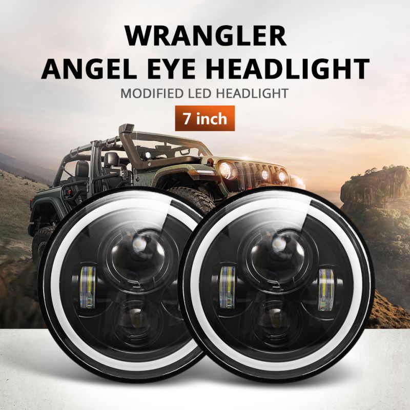 Faros delanteros LED CO LIGHT 7 pulgadas para Jeep Wrangler y Lada Niva diseño elegante luces DRL visibilidad