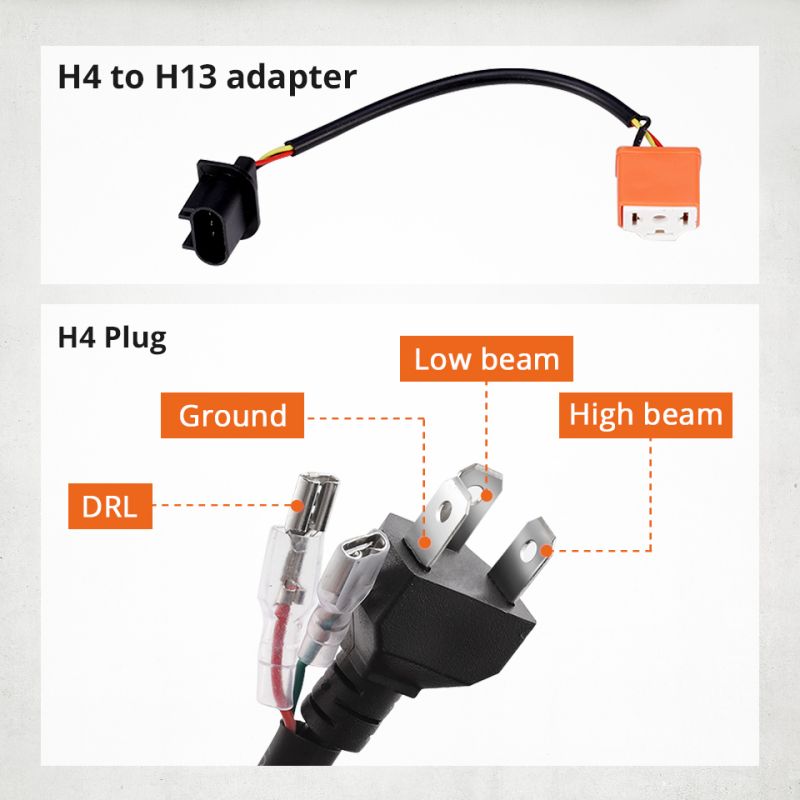 Faros delanteros LED CO LIGHT 7 pulgadas para Jeep Wrangler y Lada Niva diseño elegante luces DRL visibilidad